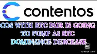 COS WITH BTC PAIR IS GOING TO PUMP  AS BTC DOMINANCE DERCEASE-PRICE PREDICTION-CHART ANALYSIS-SIGNAL