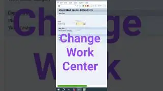 IR02 Tcode | How to change Work Center | Improve SAP PM Series | SAP S/4HANA Tutorial