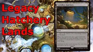 BITTERBLOSSOM ON A LAND! Legacy Smallpox Eumidian Hatchery Lands MTG