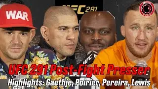 UFC 291 Post-Fight Press Conference Highlights: Justin Gaethje, Dustin Poirier, Pereira, Lewis