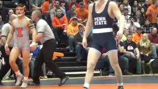 157lbs Jason Nolf, Penn State vs Isaiah Martinez, Illinois