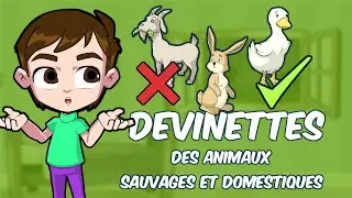 Devinettes: les animaux sauvages et domestiques/ description d'un animal/ Riddles about animals
