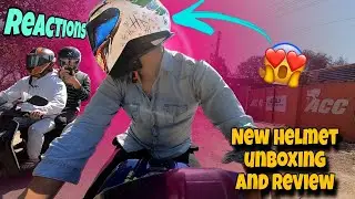 Bought #AXOR Dc joker 🤩 special edition helmet | Reactions😱  #heyaawara