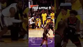 LEBRON DID THE &ldquo;TOO SMALL&rdquo; CELLY ON BROOKS 😂💀
