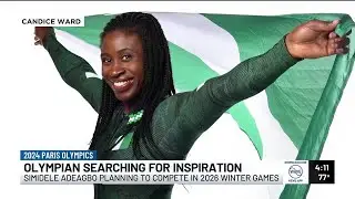 WAVE&rsquo;s Olympian Simidele Adeagbo getting ready for Winter Olympics, watching Summer Olympics