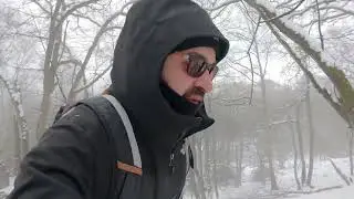 Hiking To The Top Of The Wrekin UK In The Snow
