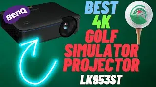 Лучший 4K-проектор для гольф-симуляторов Обзор короткофокусного 4K-проектора BenQ LK953ST!