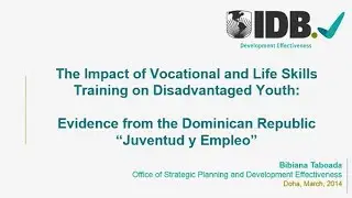 The Impact of Vocational and Life Skills Training on Disadvantaged Youth