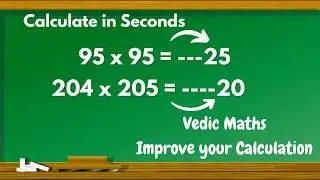 Square of Numbers ending with 5...Calculate in Mind | Vedic Maths