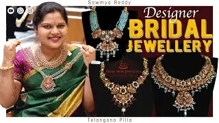 Designer Bridal Jewellery | Bridal nakshi | bridal gold jewellery | Temple Jewellery | Sowmya Reddy
