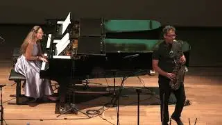Bach Arioso for Saxophone & Piano- Improvisation- Yonnie Dror & Orit Wolf