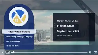 Florida Mortgage | Florida Market Update September 2022