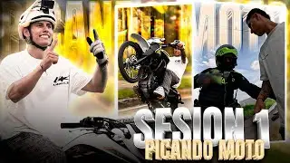 MI PROCESO PICANDO MOTO Y UN ABUSO DE AUTORIDAD | SESION 1 PICANDO MOTO | ANDRES WB