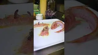 Carpaccio from red mullet #seafood #fish