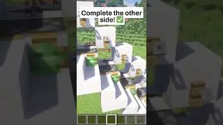 Incredible automatic stairs! 🔥 #minecrafttips #minecraftbuilds