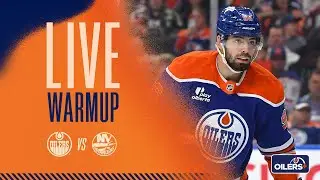 LIVE | Warmup  -  Oilers vs Islanders