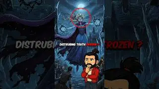 The Cursed Origin of Elsa Frozen Dark Theory ! #cartoontheory #frozen #disney #shortvideo