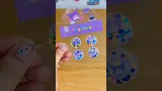Cute 3D Glitter Stickers #shorts #short #love #diy #craft #cute
