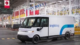BrightDrop Zevo Fully Electric Delivery Vans PRODUCTION in Canada