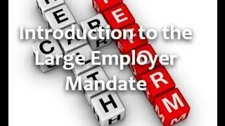 ACA: An Introduction to the Large Employer Mandate