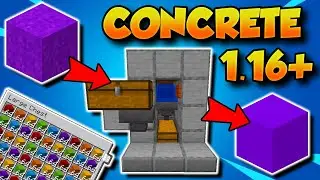 Minecraft Easy Concrete Maker 1.16 | Minecraft Tips and Tricks