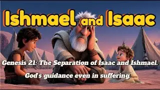 🔥 **Birth of Isaac — The Promised Son!Hagar & Ishmael’s Tearful Departure |Genesis 21|#biblecartoon