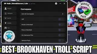 Brookhaven Script Sp Hub Разблокировка премиум-контента и всех игровых пропусков | ROBLOX SCRIPT