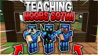 TEACHING NOOBS HOW TO PLAY HCF *SOTW* (SUPER RICH) | Minecraft HCF