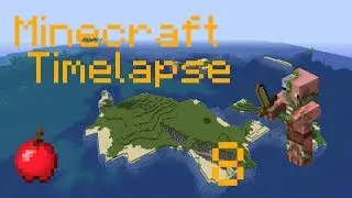 Nether Fortress! - Minecraft - Timelapse - Survival Island 2 - Part 8
