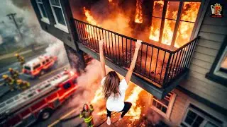 10 TERRIFYING Moments Fire Rescues Caught on Camera, You Wouldn't Believe If Not Filmed!