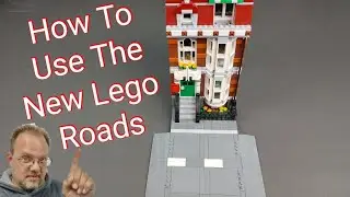 How to use the new Lego road plates with your modular buildings.