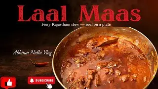 Laal Maas Recipe | Authentic Rajasthani Laal Maas at Home#abhinainidhivlog #recipe 