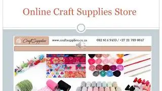 Online Craft Supplies Store - Craft Supplies - 021 789 0847