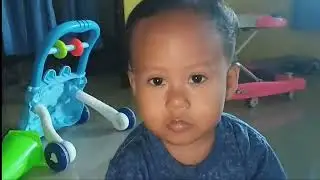 Kahfi main es krim dan mobil-mobilan di rumah bersama ibu fenny dan adek nahel