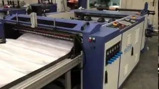 BSF-1200 FLYING KNIFE BOTTOM SEAL BAG MAKING MACHINE (150 PCS/MIN FOR 400 MM LENGHT)