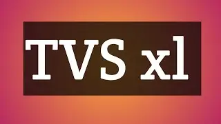 TVS XL heavy duty three wheeler Steel  trolley