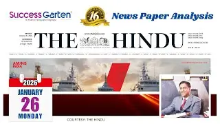 Newspaper Analysis - The Hindu Daily, Chintu&nbsp;M Raju!