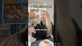 🇬🇧 Trying the UK&rsquo;s first vegan shrimp! 🍤 Is it as bad as it sounds? 🤢