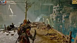 HOW TO SOLVE APPLECORE WATER PUZZLE: Mines Lift & Crane Guide (God of War Ragnarok 4K No Commentary)
