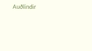 Au&eth;lindir