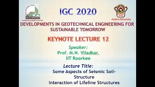 Prof. M N Viladkar Lecture on 