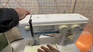 Заправка нити и намотка шпульки в швейной машинке Babylock BL 5000.
