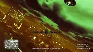 Grand Theft Auto 5 UFO Crashes Plane Aliens Invade