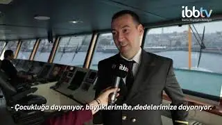Atat&uuml;rk'&uuml;n kaptanının torunu İBB Şehir Hatları'nda vapur kaptanlığı yapıyor.