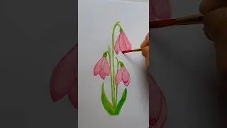 Simple flower #art #floraart #shorts