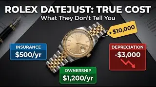 The Real Cost of a Rolex Datejust, Ownership, Insurance, Depreciation.