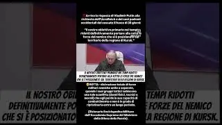 La risposta di Vladimir Putin alla richiesta di cessate il fuoco di 30 giorni.