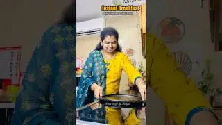 Instant Breakfast🥗 #shorts #ytshorts #teluguvlogs #recipe #breakfast #instant #dosa