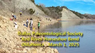 Dallas Paleontological Society at Horseshoe Bend, Oklahoma,  3/1/2025