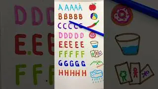 Belajar Huruf-huruf Yuk! #shorts  #shortvideo #education  #art #reels